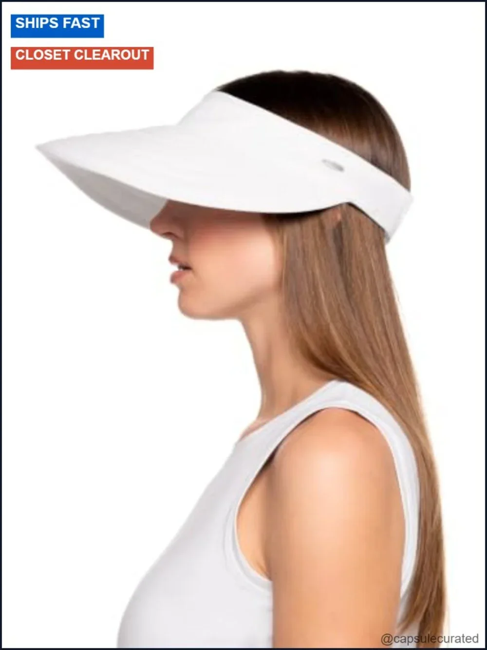 Women's Zip-Off Visor UPF 50+ Sun Protection Packable